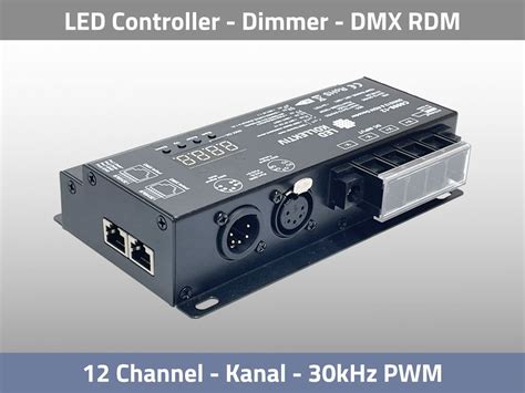 Channel Dmx Rdm Led Controller X A Pwm Xlr With Master Mode