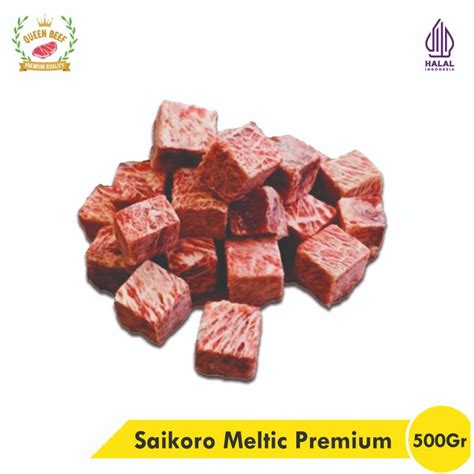 Jual Saikoro Wagyu Beef Meltique Cubes Gr Gr Gram