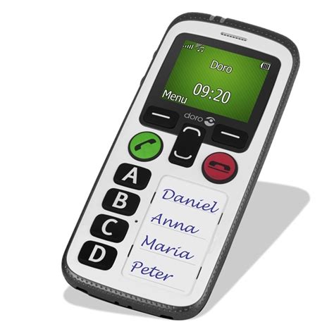 Doro Secure 580 3G ældre senior mobiltelefon med alarm