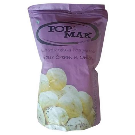 Popmak Sour Cream Roasted Makhana Packaging Size 80g At Rs 140 Packet