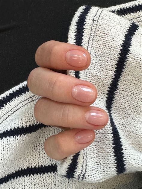 Nude short nails в 2024 г Натуральные ногти Красивые ногти Дизайнерские ногти