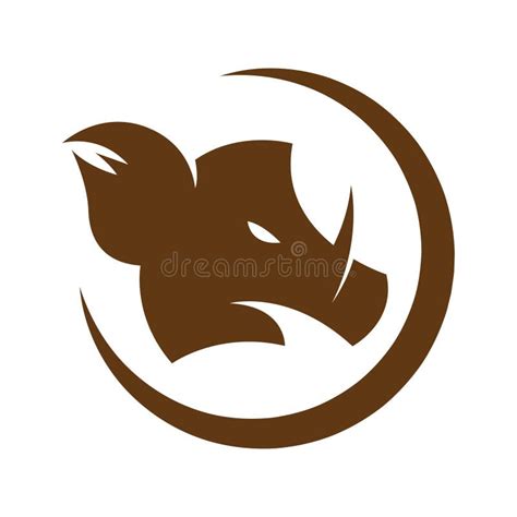 Warthog icon logo design stock vector. Illustration of icon - 281238102