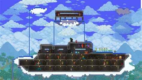 My first Hardmode home! : r/Terraria