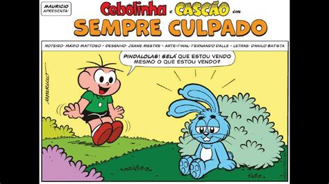 Cebolinha Cascão em Sempre culpado Gibis do Rapha 2 YouTube