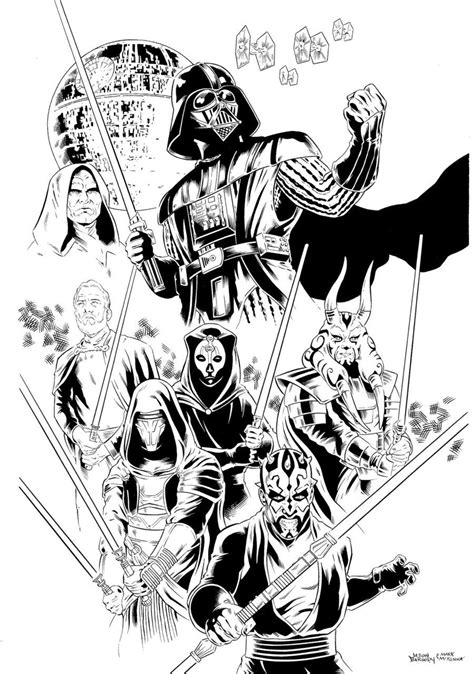 Revenge Of The Sith Coloring Page Coloring Pages