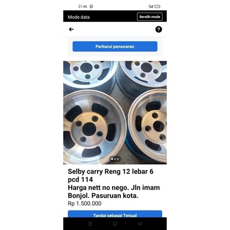 Jual Velg Selby Cherry Japan R12 Shopee Indonesia