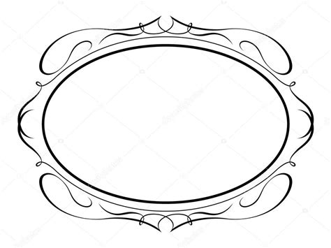 Calligraphy Ornamental Penmanship Decorative Frame Stock Vector Image