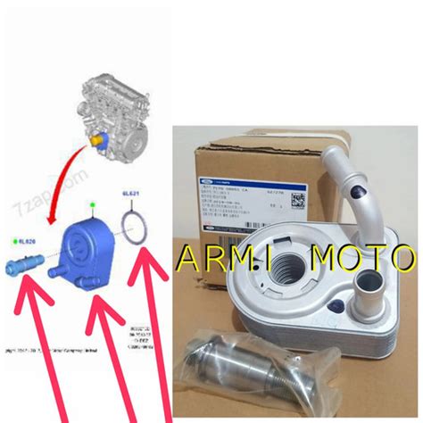 Jual Oil Cooler Ford Ecosport And Fiesta All Type Original Ford 7s7g6b856ca Kota Tangerang