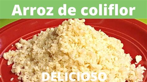 Arroz De Coliflor Delicioso RecetasdeLuzMa YouTube