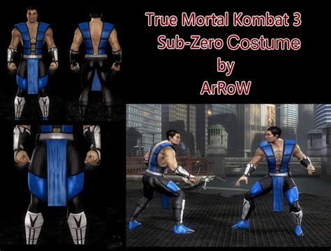 Sub Zero Mk3 Costume V5 For Mkke Pc By Arrow 4 U On Deviantart