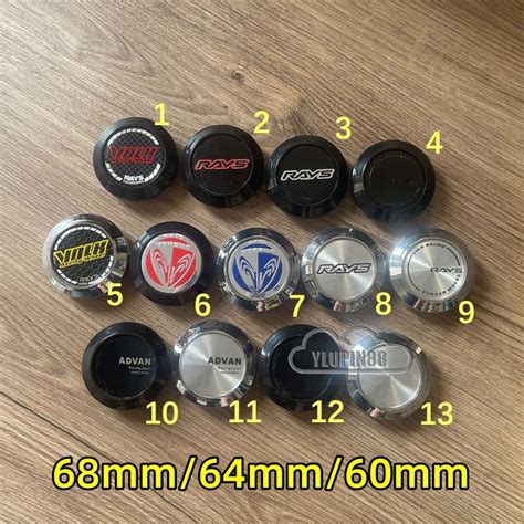 Pcs Mm Rays Volk Racing Car Styling Sport Rim Center Caps