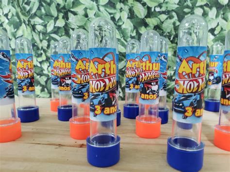 Hot Wheels Tubetes Personalizados Pronta Entrega Elo