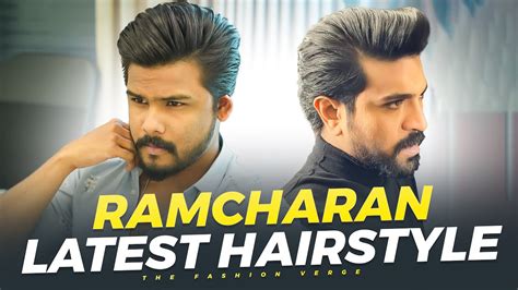 I Tried Ram Charan S Latest Hairstyle Tutorial In Telugu Youtube