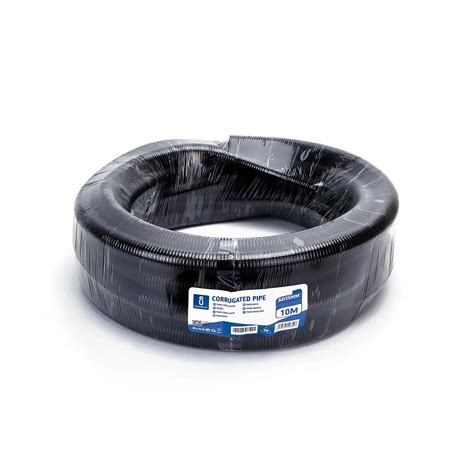 Tubo Corrugato Impianto Elettrico Sottotraccia 25 Mm Nero 10 Mt