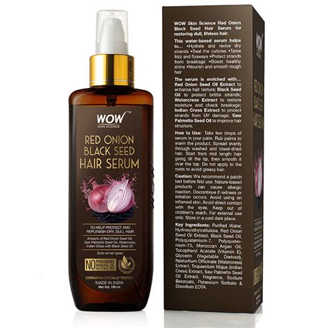 Wow Skin Science Red Onion Black Seed Hair Serum Buy Wow Skin Science