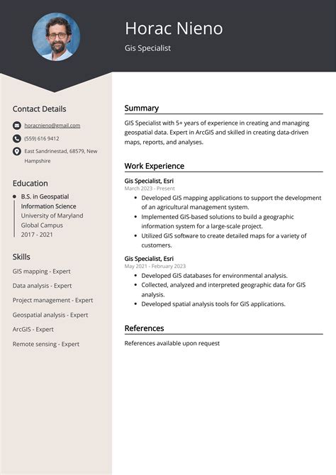 Gis Specialist Resume: Sample & Guide (Entry Level & Senior Jobs)