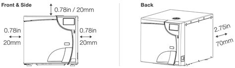 Scican Bravo G Compartment Dimensions Statim Usa Autoclave Sales