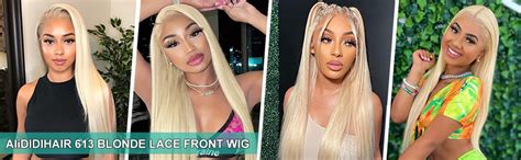 Amazon Alididi Blonde Lace Front Wigs Human Hair X