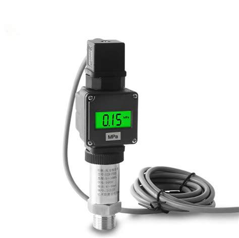 Digital Display Pressure Transmitter Water Oil Hydraulic Pressure Gauge 4 20ma Negative Pressure