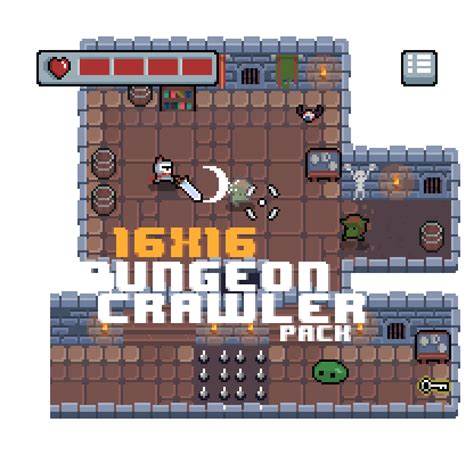 2d Pixel Dungeon Asset Pack By Pixel Poem Pixel Art Games Pixel Art Images