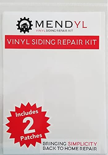 Mendyl Vinyl And Stucco Siding Repair Kit Cover Any Cracks Holes Or