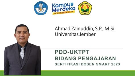 PDD UKTPT BIDANG PENGAJARAN AHMAD ZAINUDDIN SMART SERDOS 2023