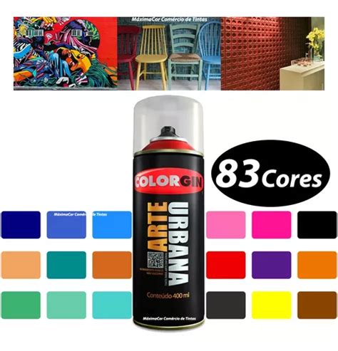 Tinta Spray Arte Urbana Colorgin Diversas Cores Mercadolivre