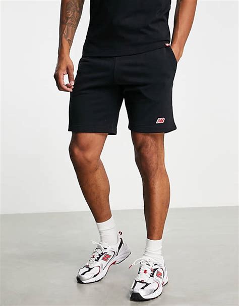 New Balance Pantaloncini Con Logo Piccolo Neri Asos