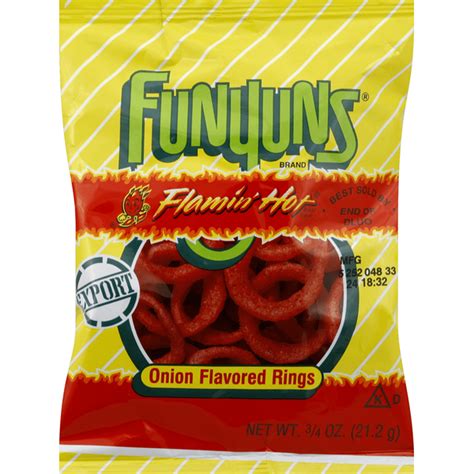 Funyuns Onion Flavored Rings Flamin Hot 0 75 Oz Delivery Or Pickup