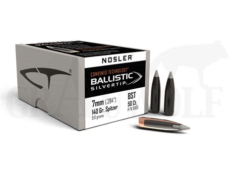 284 7 mm 140 gr 9 1 g Nosler BallSilverTip Geschosse 50 Stück