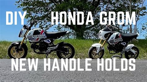 Honda Grom Gets Passenger Pillion Handle Holds Diy Install Youtube