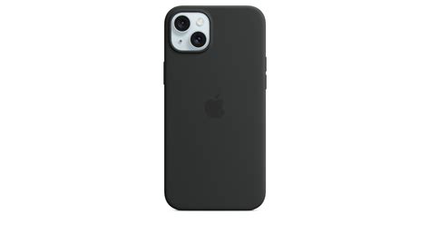 Iphone 15 Plus Silicone Case With Magsafe Black Apple Uk