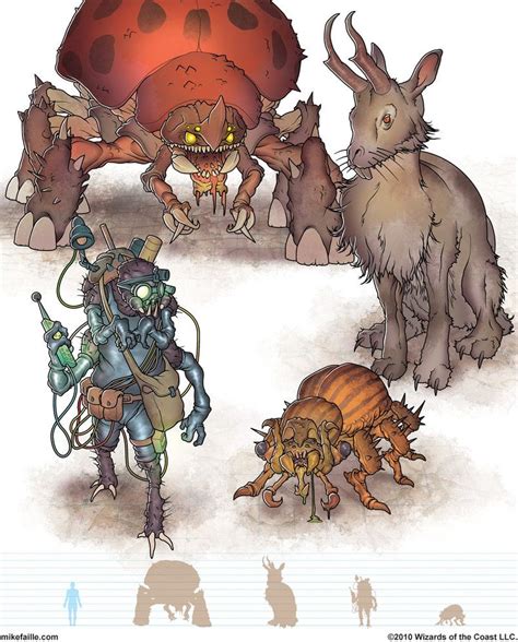 Gamma World Monsters 7 By Mikefaille On Deviantart Creature Design