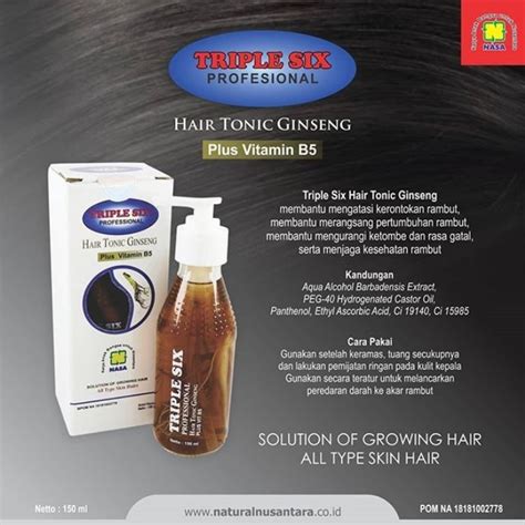 Triple Six Hair Tonic Ginseng Sockist Nasa