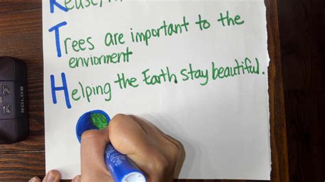 Earth Day Acrostic Poem Youtube