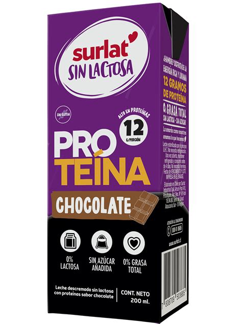 Minibrik Surlat Sin Lactosa Proteina Chocolate Cc Quillayes Surlat