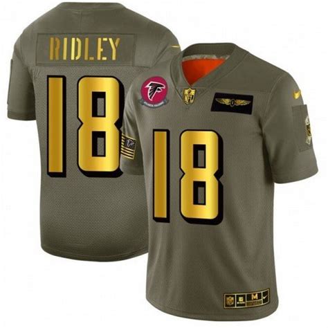 Falcons Calvin Ridley Golden Retro Salute To Service Limited Jersey ...