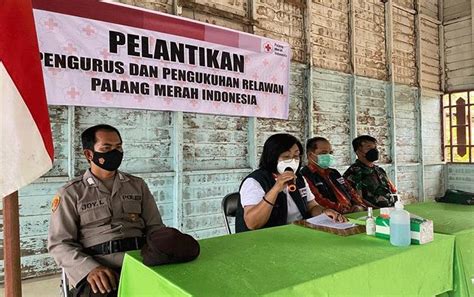 Pengurus Pmi Di Kecamatan Manuhing Raya Gunung Mas Telah Dilantik