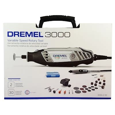 DREMEL 3000 MOTOTOOL CON 2 ADITAMENTOS Y 30 ACCESORIOS MÁS MALETÍN ...