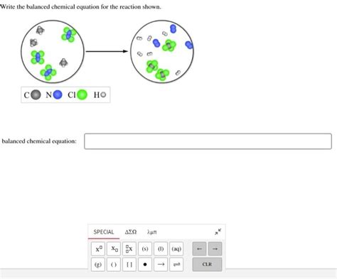 Solved Write The Balanced Chemical Equation For The Rea