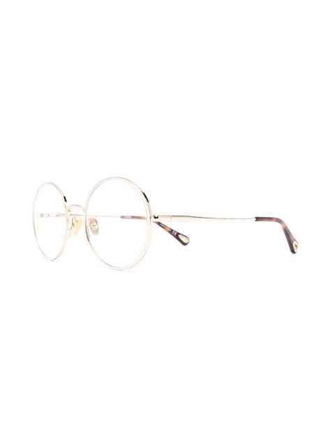 Chloé Eyewear Round Frame Glasses - Farfetch