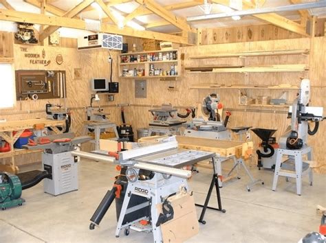 Освещение в мастерской | Woodworking shop layout, Woodworking workbench ...