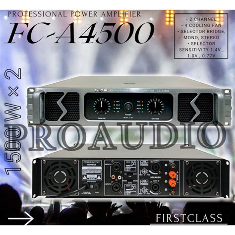 Jual Power Amplifier Firstclass Fc A Fc A First Class Fc A