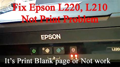 How To Fix Epson L220 Blinking Light Error YouTube