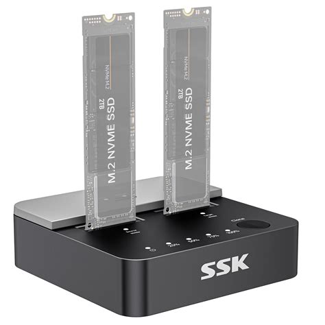 Ssk Nvme Ssd Cloner M Duplicador De Doble Bah A Nvme Caja Nvme Sin