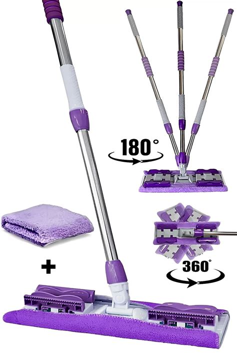 Sihirli Teleskobik Mop Multi Fonksiyonel Ayarlanır Mikrofiber Mop