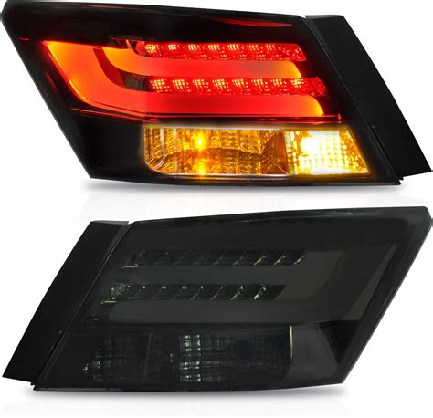 Amazon Vland Led Smoked Tail Lights Compatible For Honda Accord