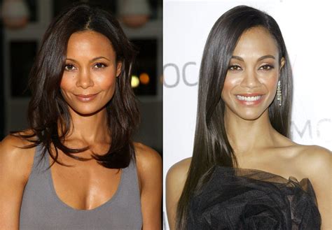 Celebrities: Zoe Saldana And Thandie Newton