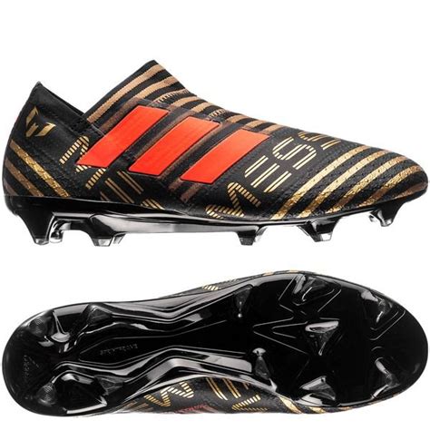 adidas Nemeziz Messi 17+ FG/AG Skystalker - Core Black/Solar Red/Tactile Gold Metallic | www ...