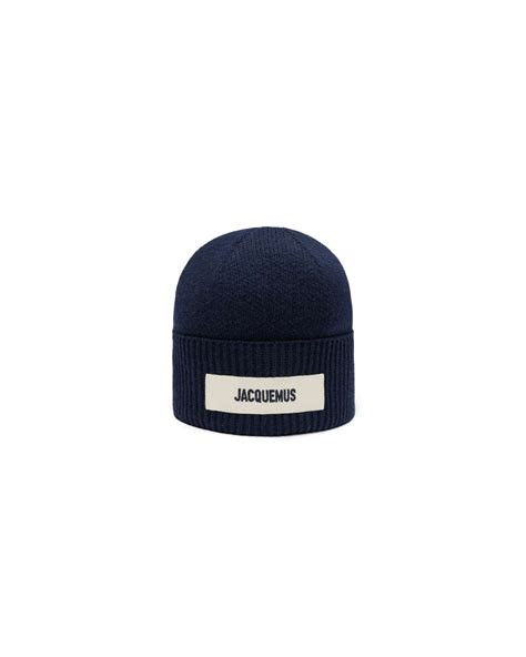 Jacquemus Navy Le Bonnet Jacquemus Hat Galeries Lafayette Doha